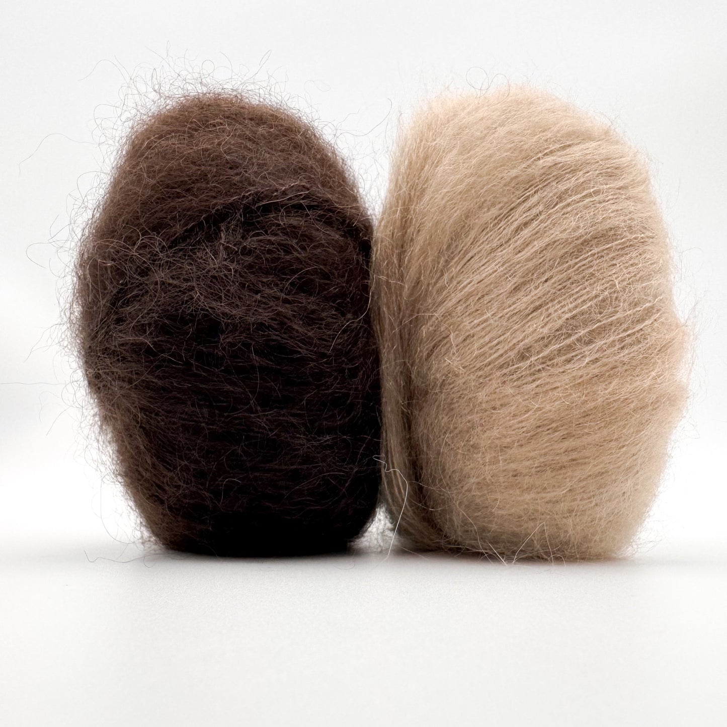 Mohair Sport garn i farven Chocolate – Superkid Mohair og silke fra A Knitters World